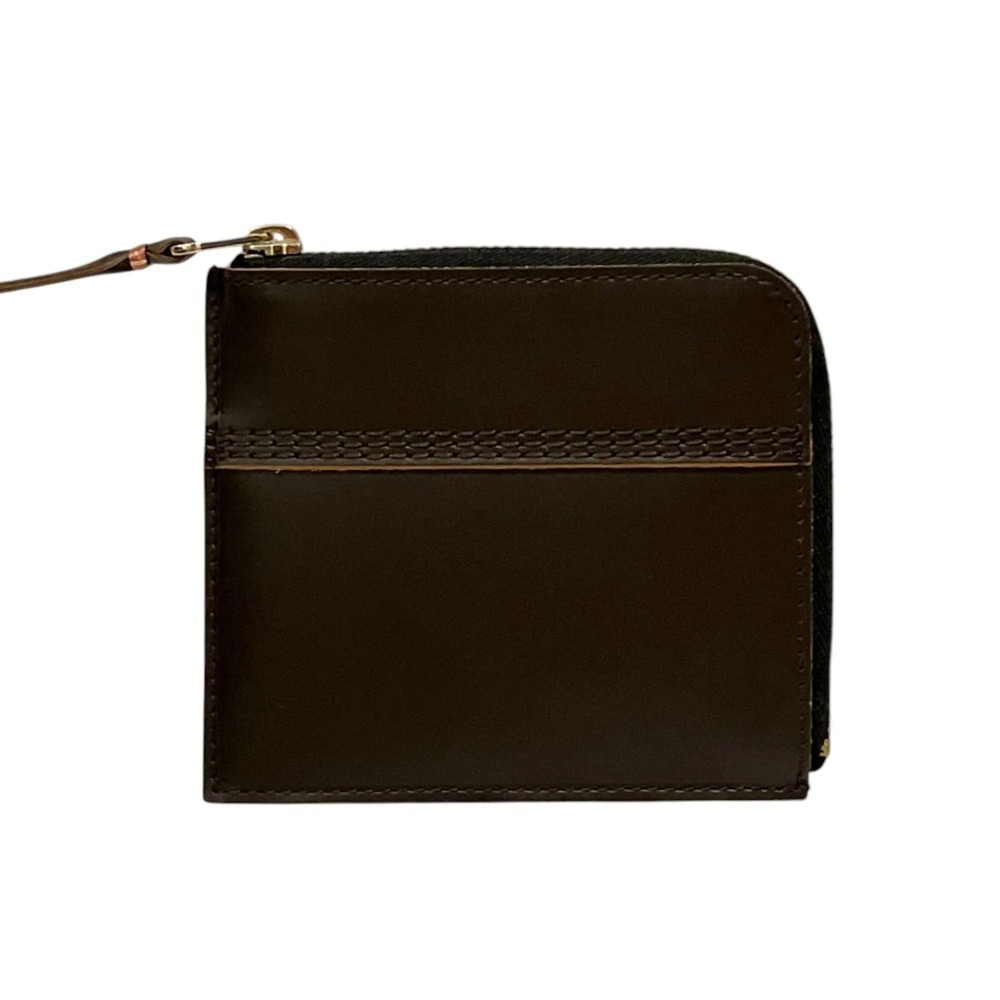 Comme des Garçons COMME des GARCONS Triple Stitch Zip Wallet, Brown, Men's & ...